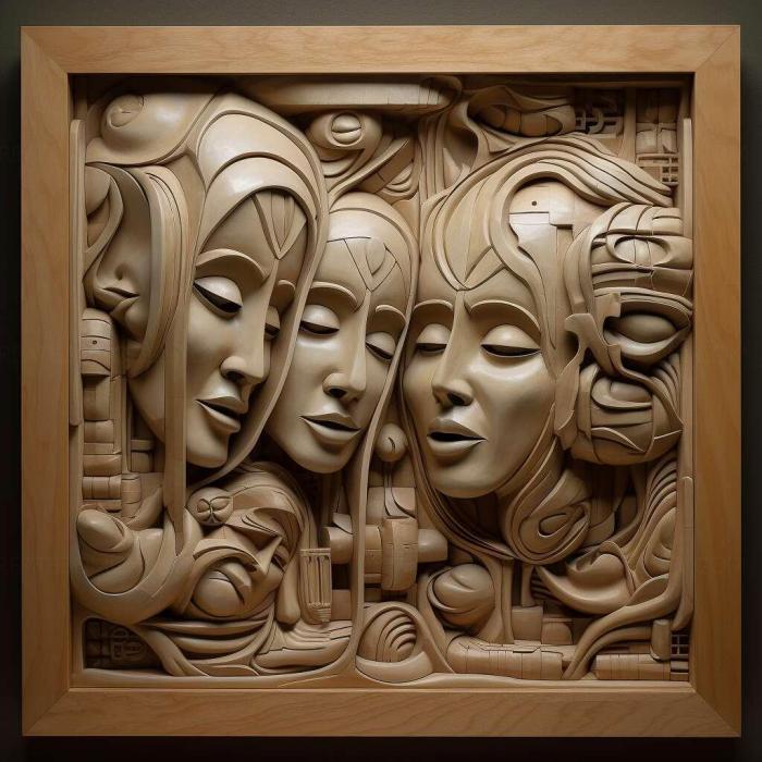 نموذج ثلاثي الأبعاد لآلة CNC 3D Art 